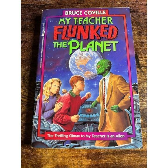 My Teacher Flunked the Planet Paperback By Bruce Coville 1992 Edition - Picture 1 of 4